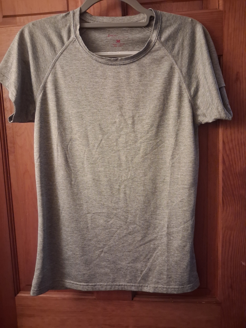Gray Athletic Short Sleeve Tee